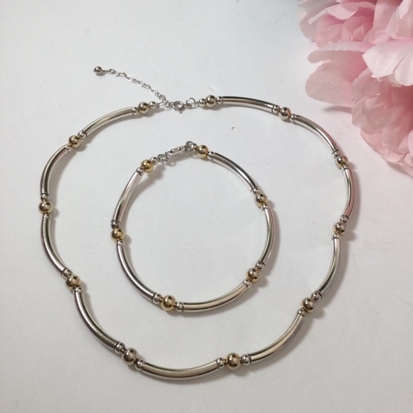 🚫 SOLD🚫 sterling silver necklace & bracelet - Picture 4 of 4